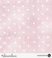 denimlove - Rosa Herzen *Bio-Sommersweat*