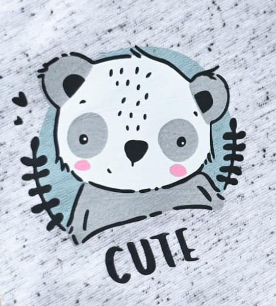 Plottervorlage Cute Panda