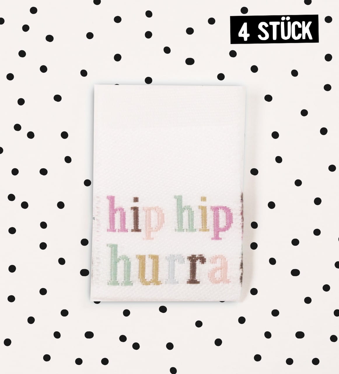 Label *hip hip hurray* - 4er Pack