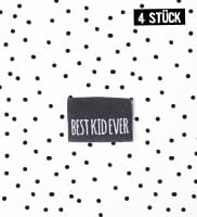 Mini-Label *best kid ever* - 4er Pack