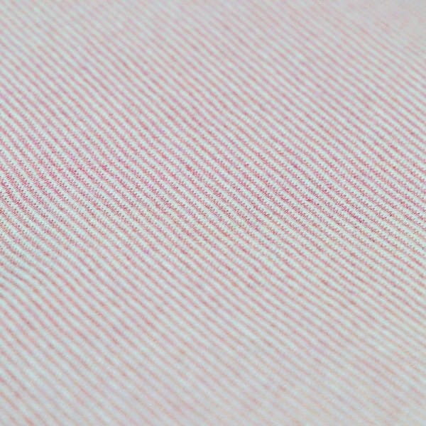 Bündchen - Mini-Streifen Rosa/Weiß *Schlauchware* +AB 10 CM*