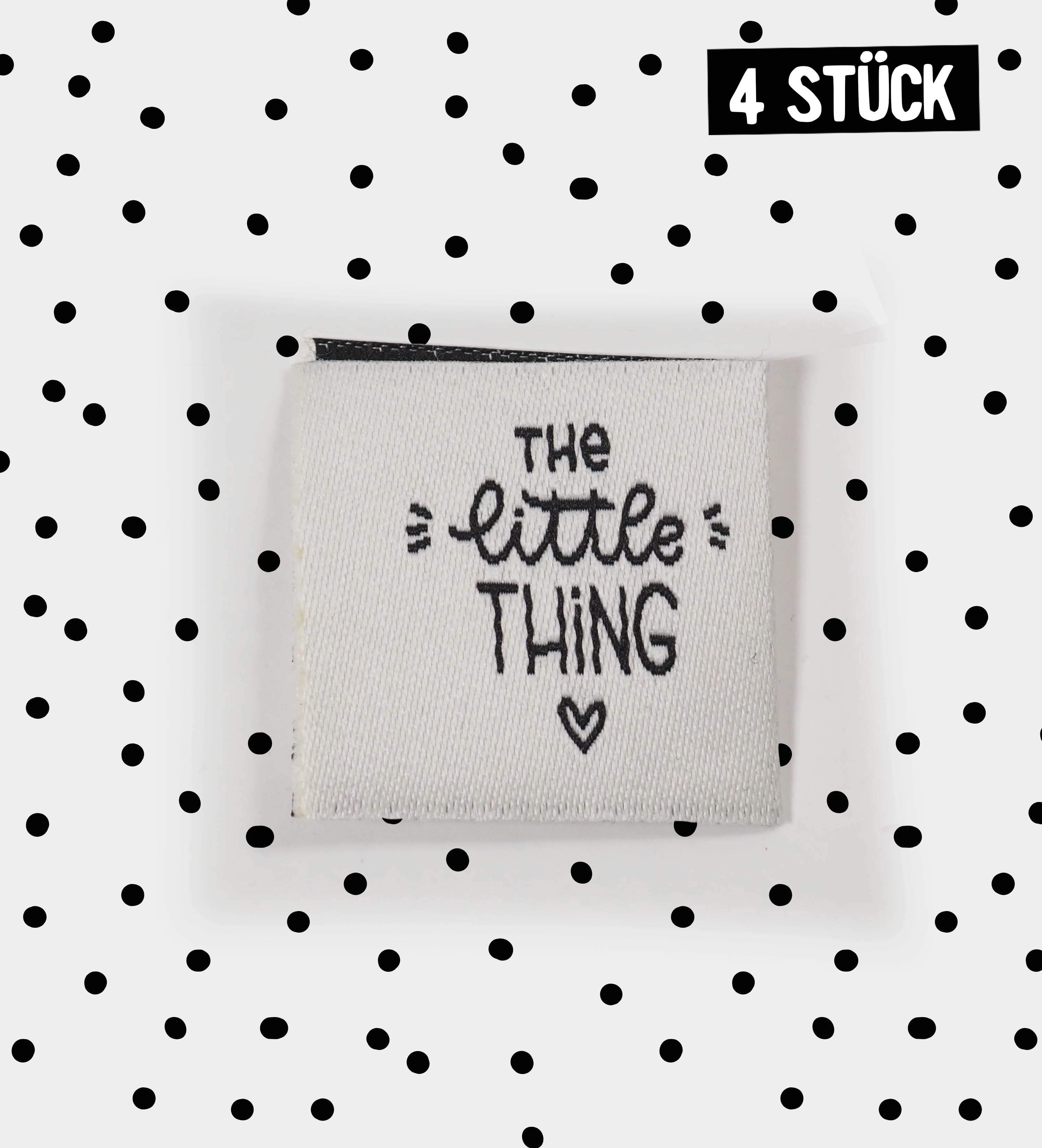Weblabel *the little thing* - 4er Pack