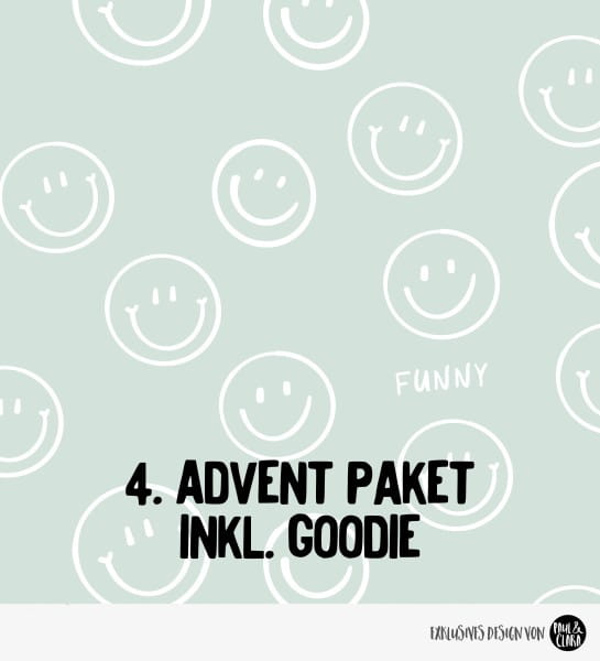 *Adventskalender-Exklusiv* 4. Advent - Paket Smile - Mint inkl. Goodie